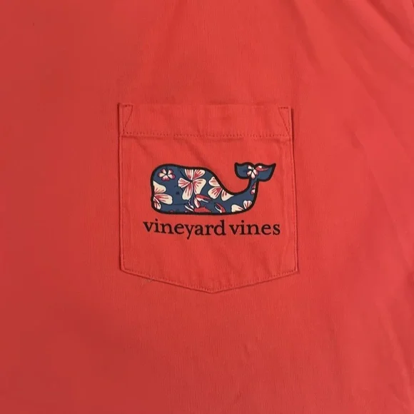 Vineyard Vines Coral Short Sleeve Tee - Picture 2 of 9